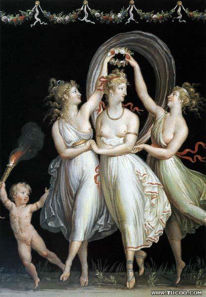  The Three Graces Dancing